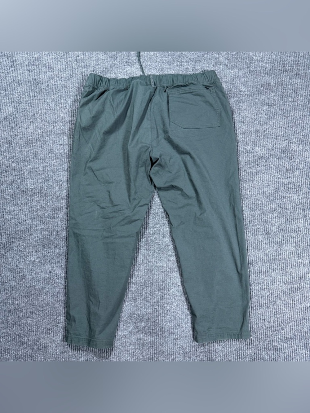 LL Bean Explorer Ripstop Pants Comfort Waist Tapered Leg Green Size XL 28” - Picture 7 of 10
